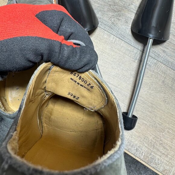 Brooks Brothers Gray Suede Oxford Shoes Men's Size 11 - Picture 5 of 7